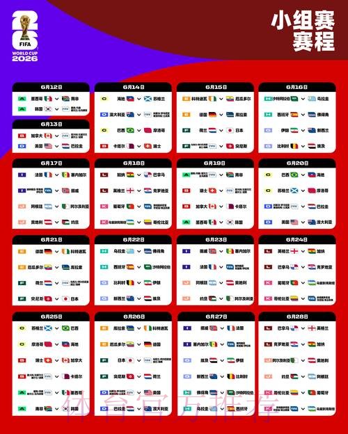 2026世界杯完整赛程实时更新完整安排在哪里看