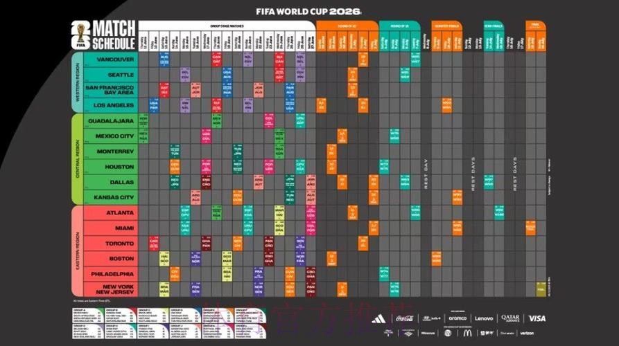 2026世界杯每日赛程最新实时赛程在哪里看